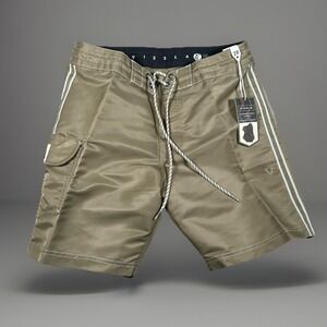 Vissla Undefined Lines Boardshorts Men 28 DWR Durable Water Resistant Fabric-NWT